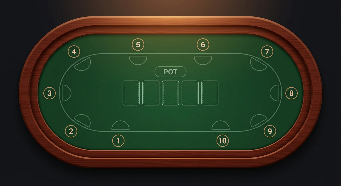 Poker table